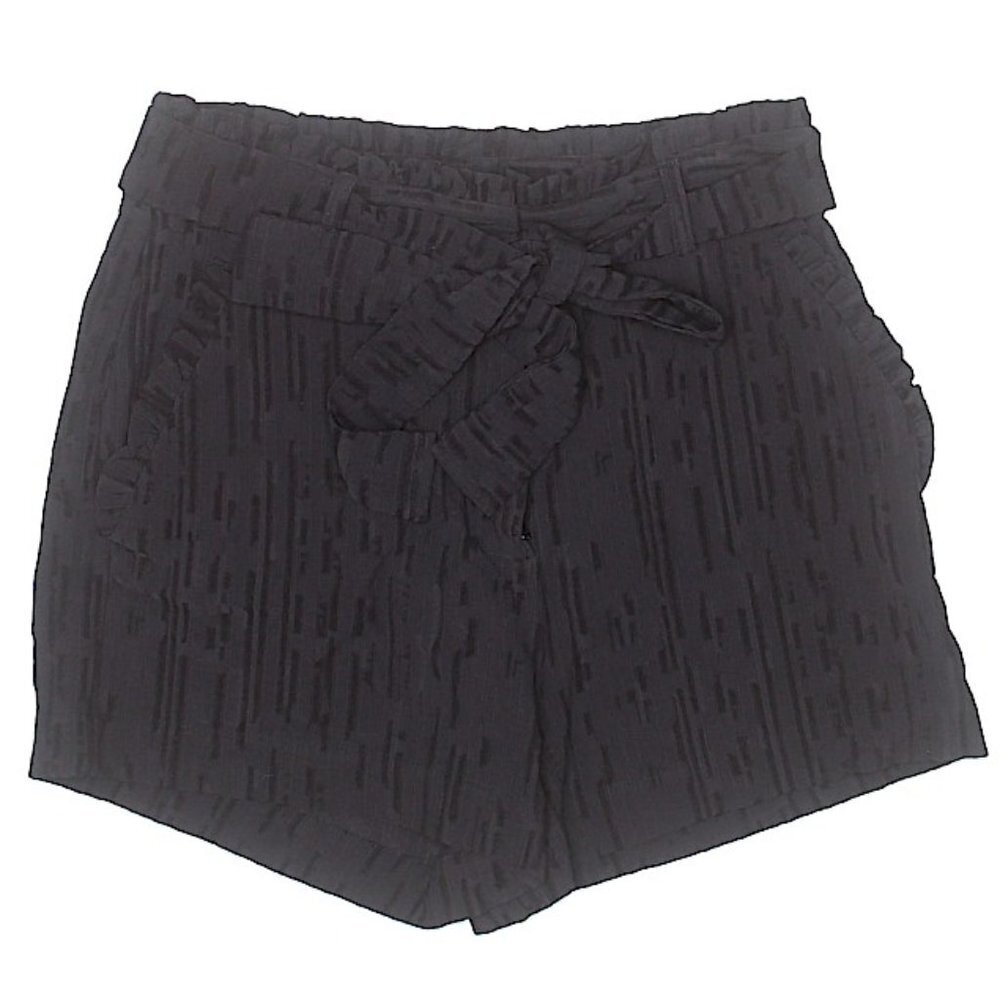 NWT Aqua Black Textured Dress Shorts Size S - Picture 1 of 4